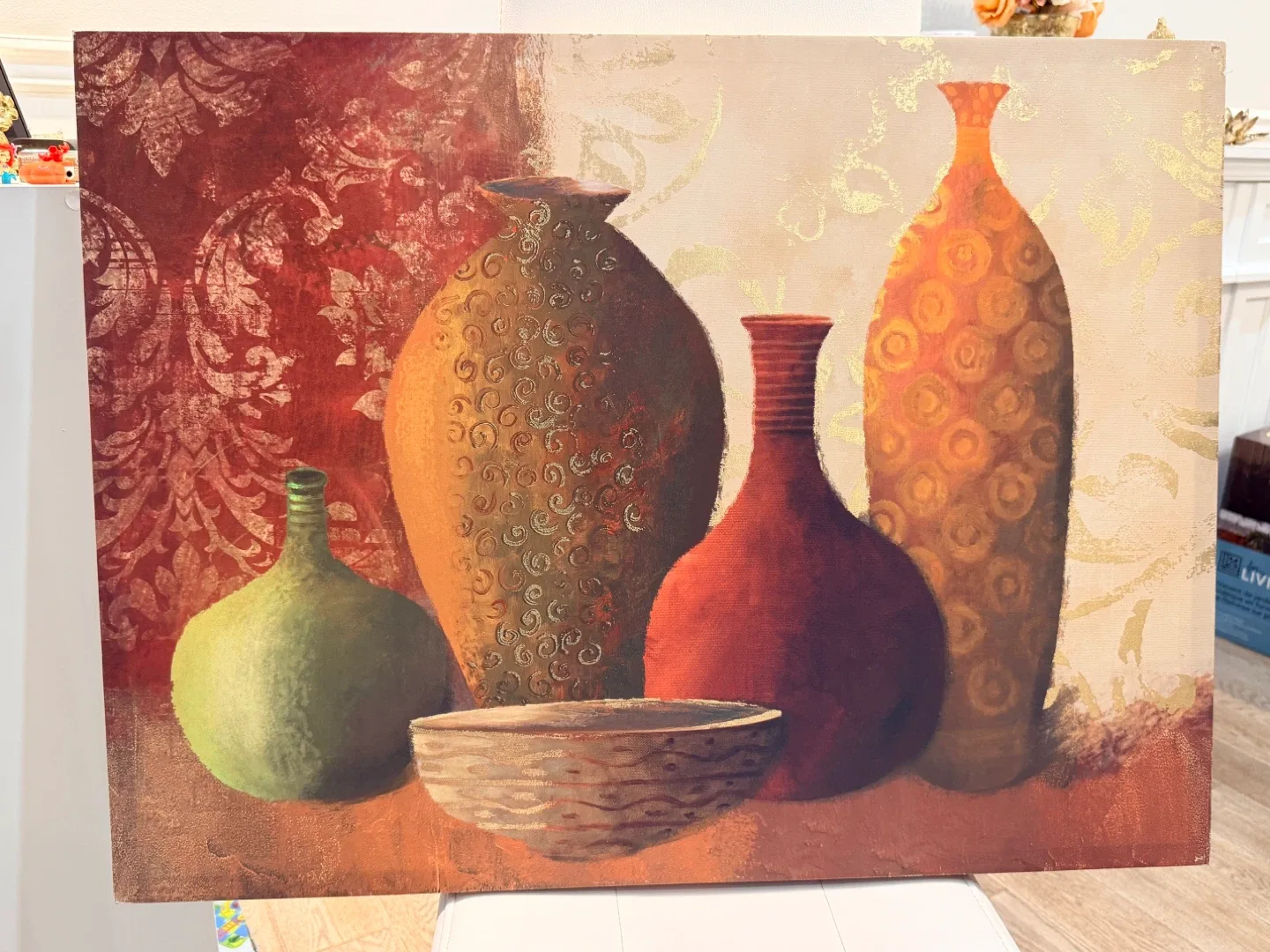 Beautiful Midsize Vase Painting image indicator(2)