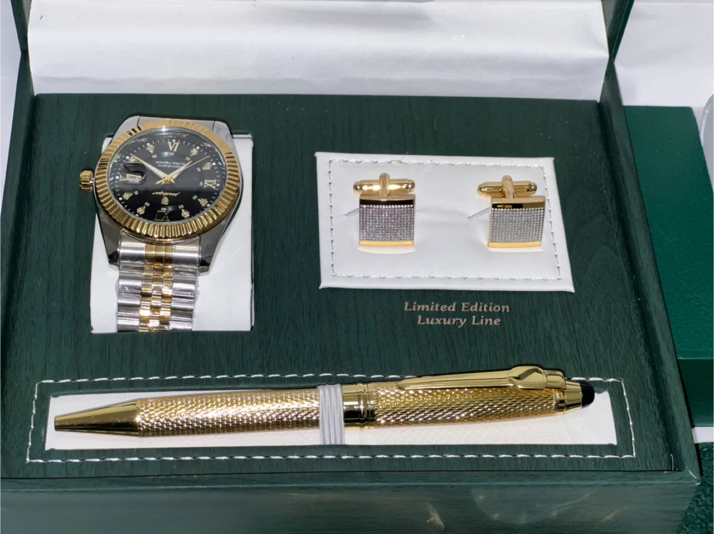 Luxury Line Watch, Pen & Cufflinks Set - Limited Edition