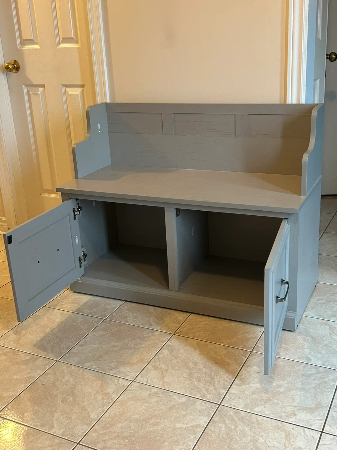 Bush Furniture Ballyvoy Storage Bench - Grey image indicator(2)