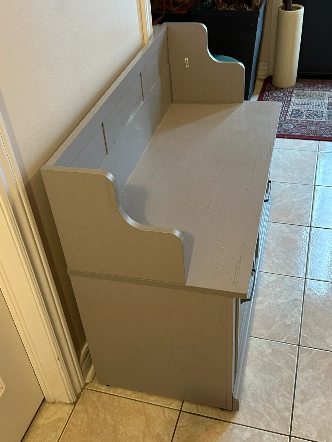 Bush Furniture Ballyvoy Storage Bench - Grey image indicator(4)