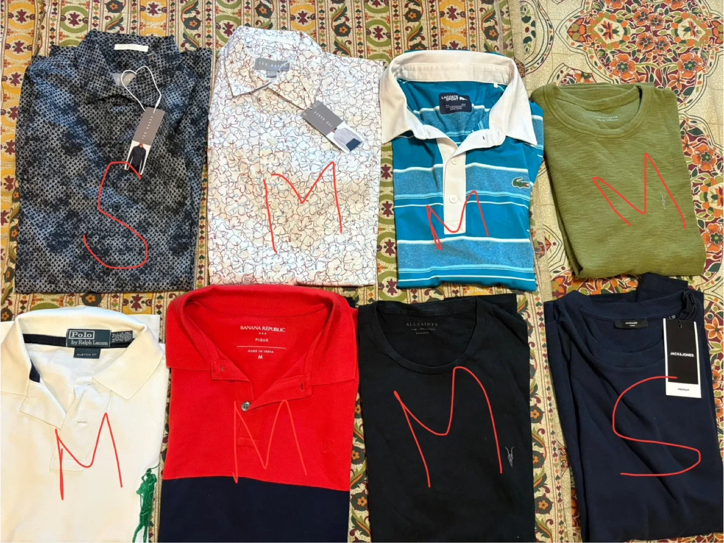 Men's Shirts: Polo, Banana Republic, AllSaints, Jack&Jones