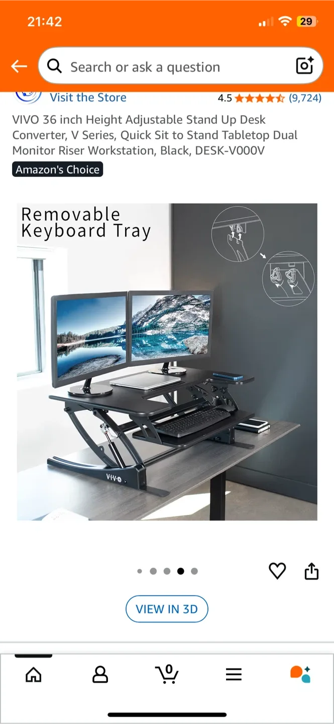 Sit Stand Desk Converter