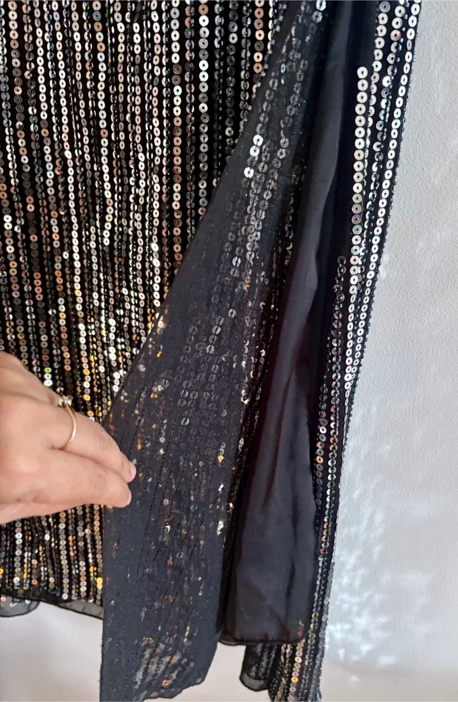 Black Sequin Dress ! image indicator(2)