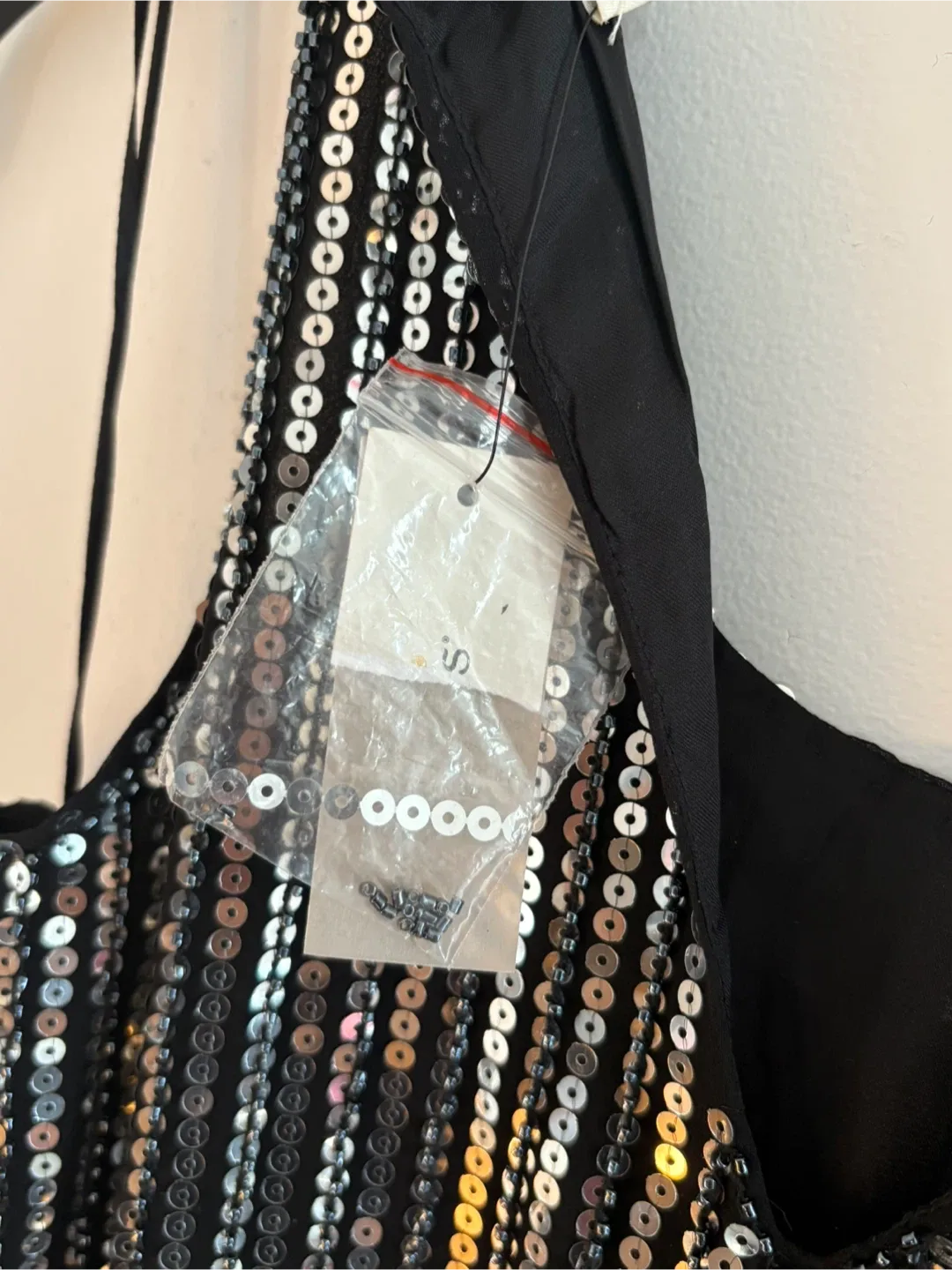 Black Sequin Dress ! image indicator(4)