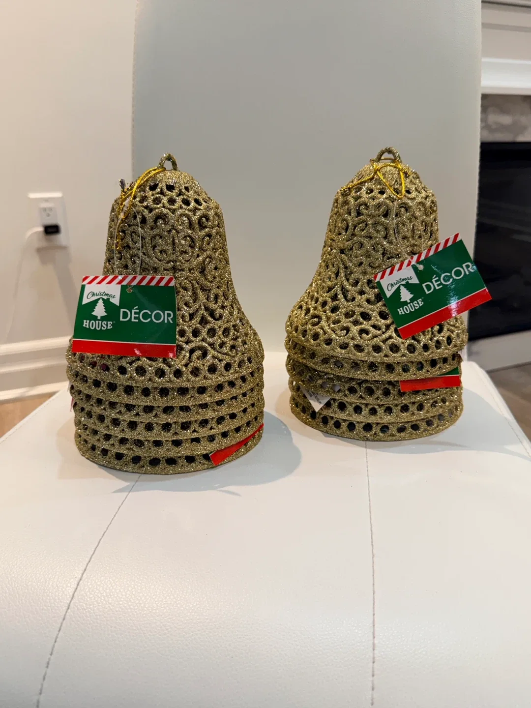 Christmas House Decor Bells - Gold (set of 10) image indicator(3)