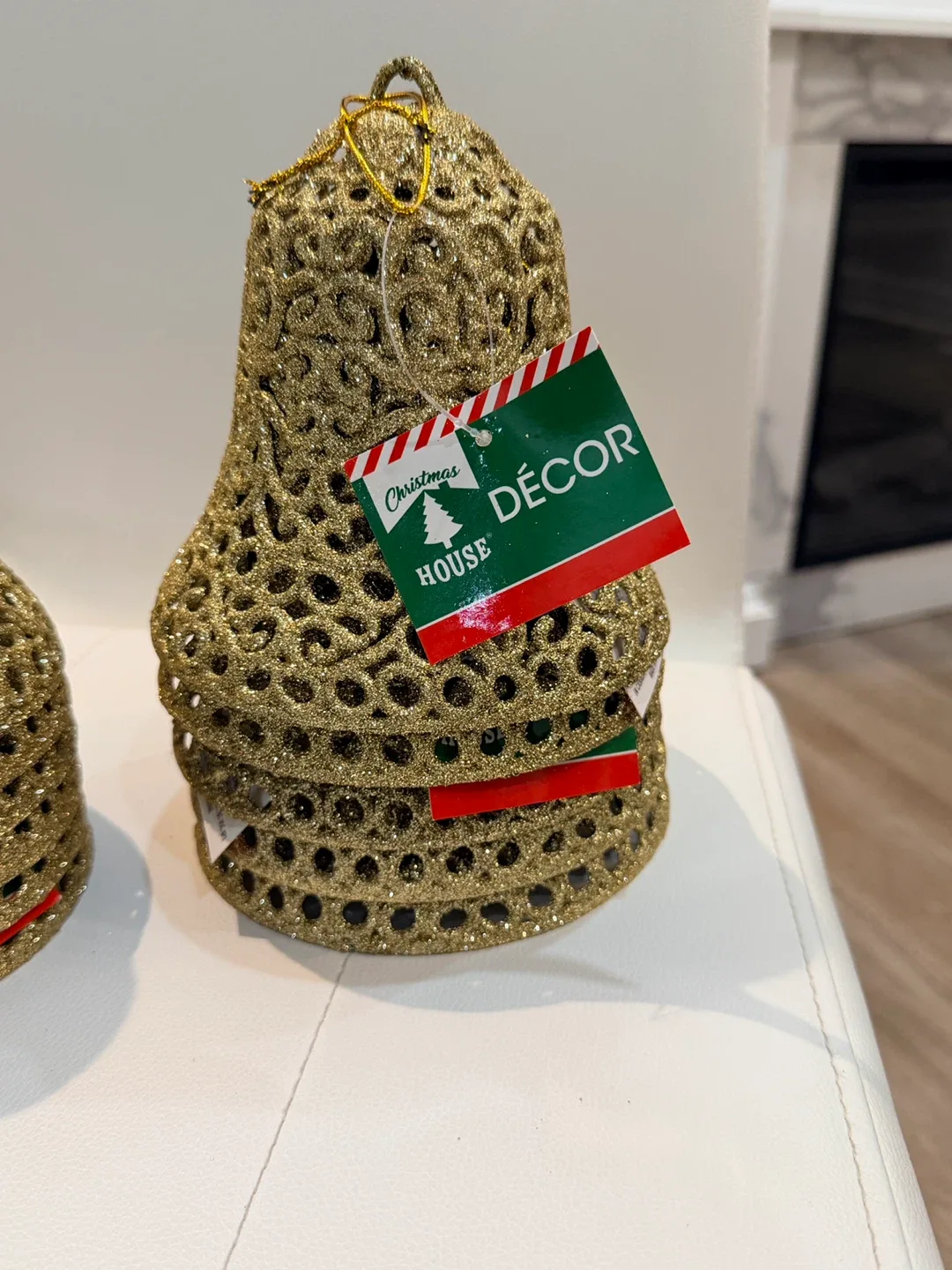 Christmas House Decor Bells - Gold (set of 10) image indicator(4)