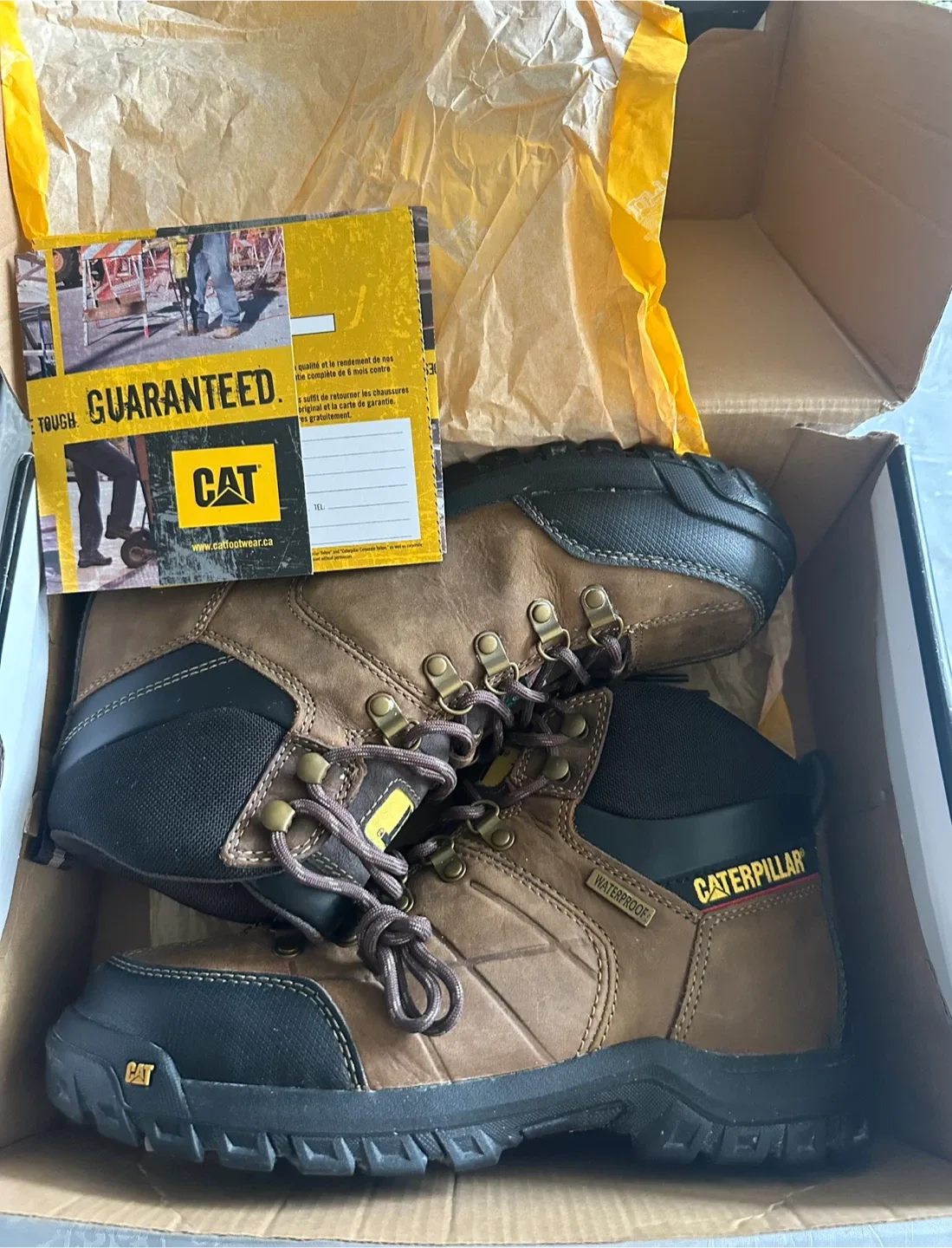 Caterpillar Threshold Steel Toe Work Boots