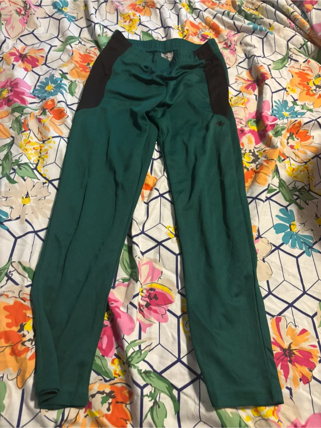 Athletic Works Green Track Pants - Size M