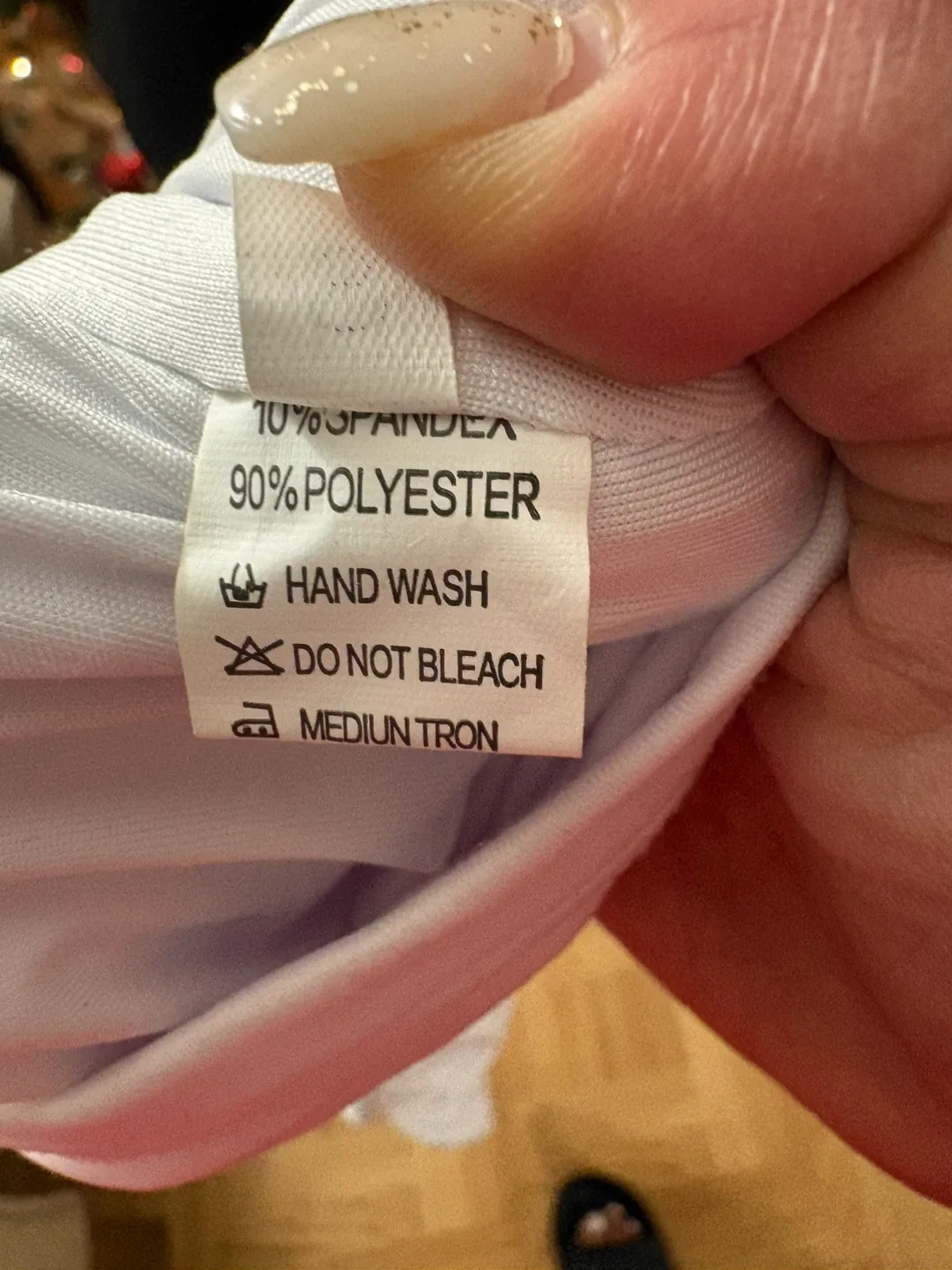 White Ruched Bodycon Dress Size S image indicator(6)