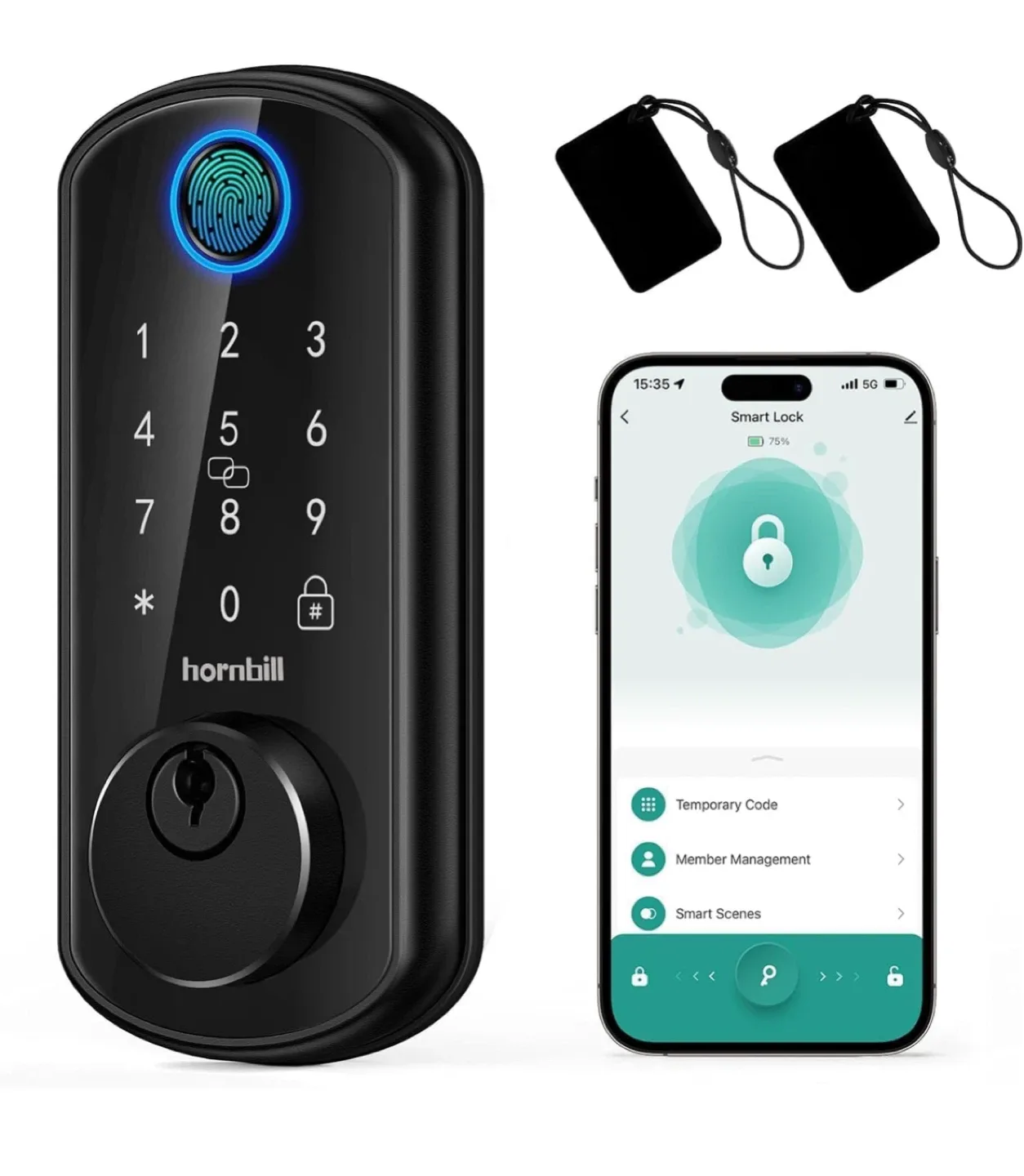 Hornbill Smart Lock - Fingerprint & Keypad