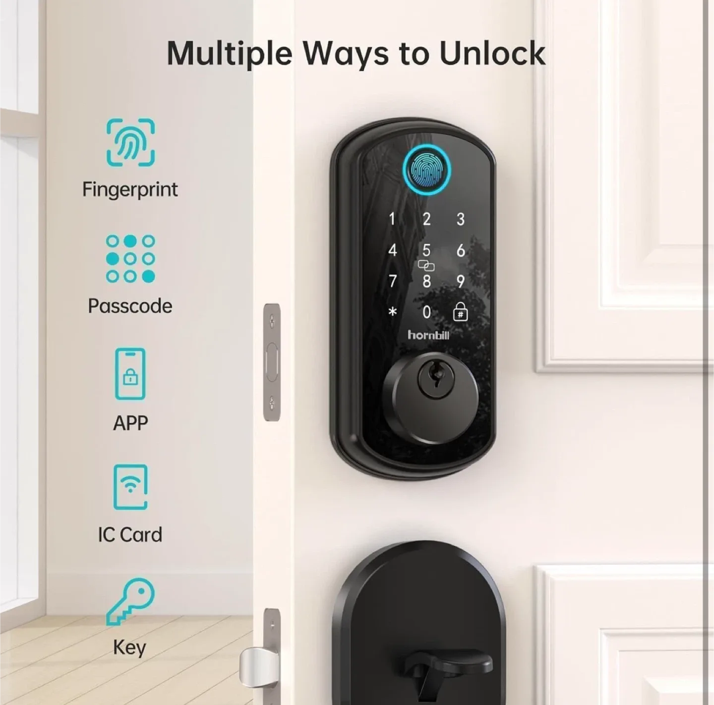 Hornbill Smart Lock - Fingerprint & Keypad image indicator(2)