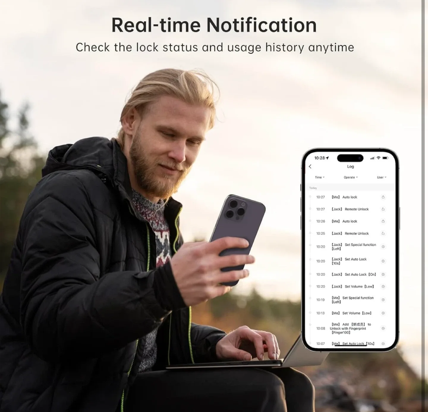 Hornbill Smart Lock - Fingerprint & Keypad image indicator(6)