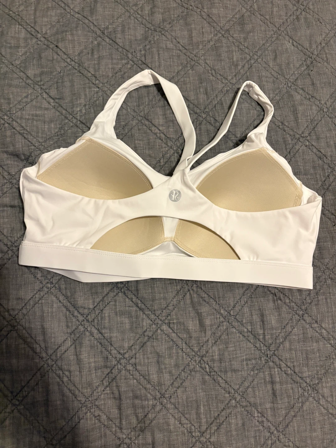 White Sports Bra 2XL - photo 2