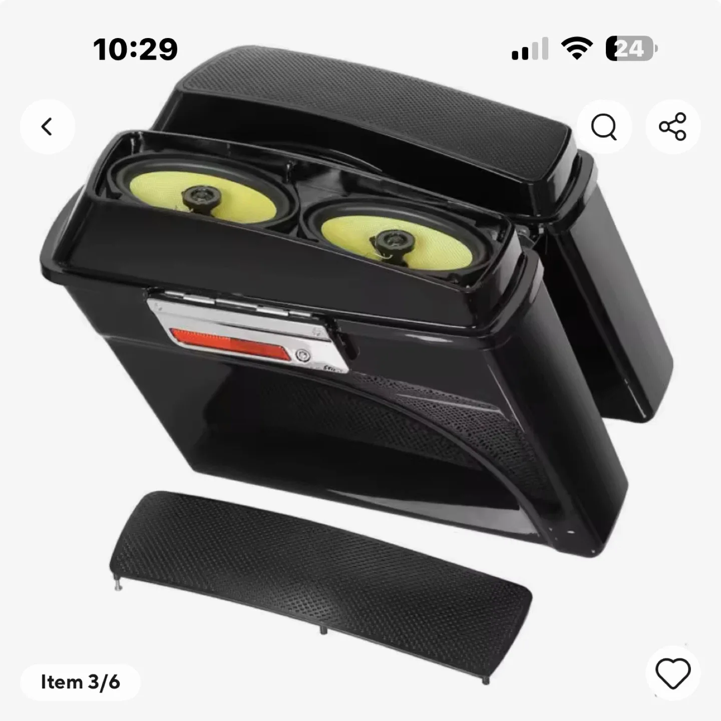 Motorcycle Saddlebags - Black image indicator(4)