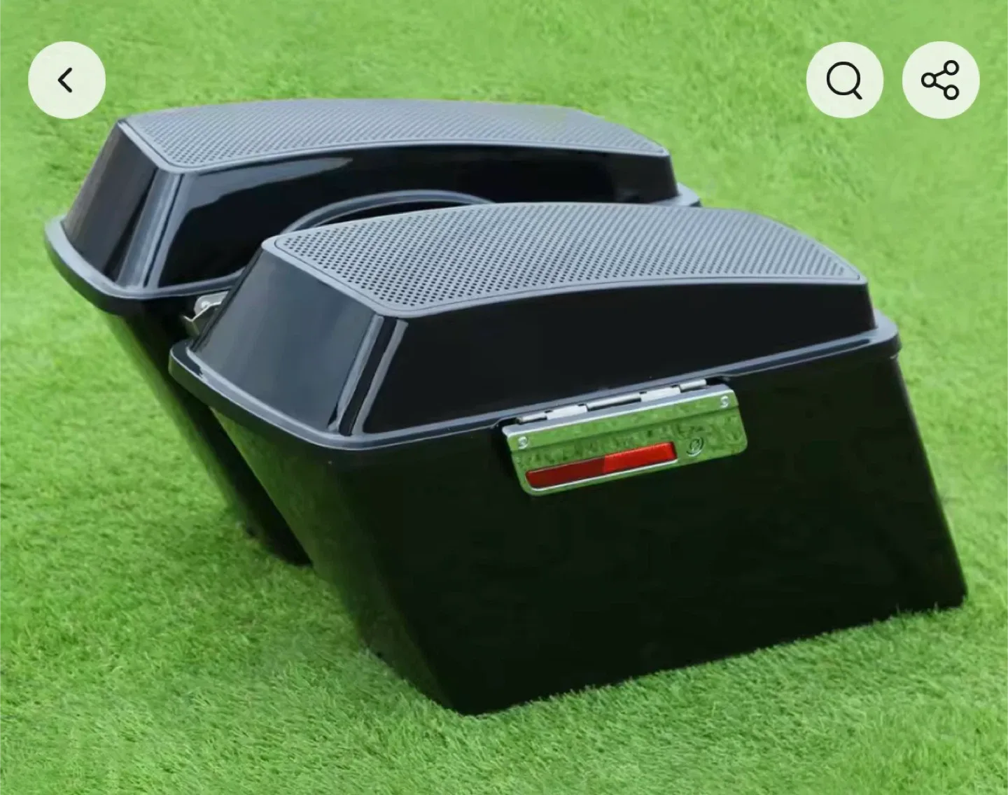 Motorcycle Saddlebags - Black