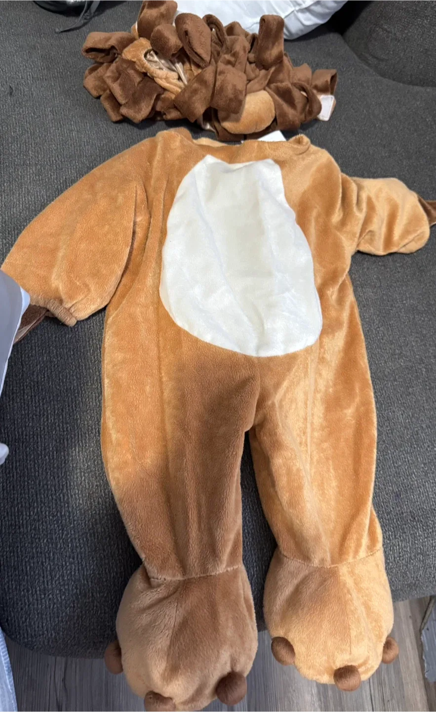 Cute Brown Lion Costume