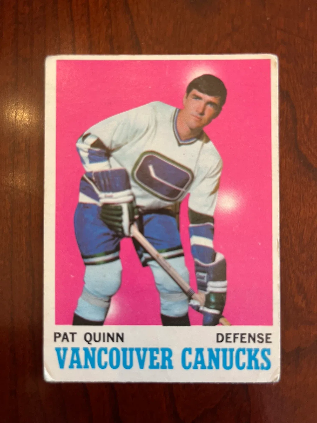 1970-71 OPC #120 PAT QUINN VANCOUVER CANUCKS