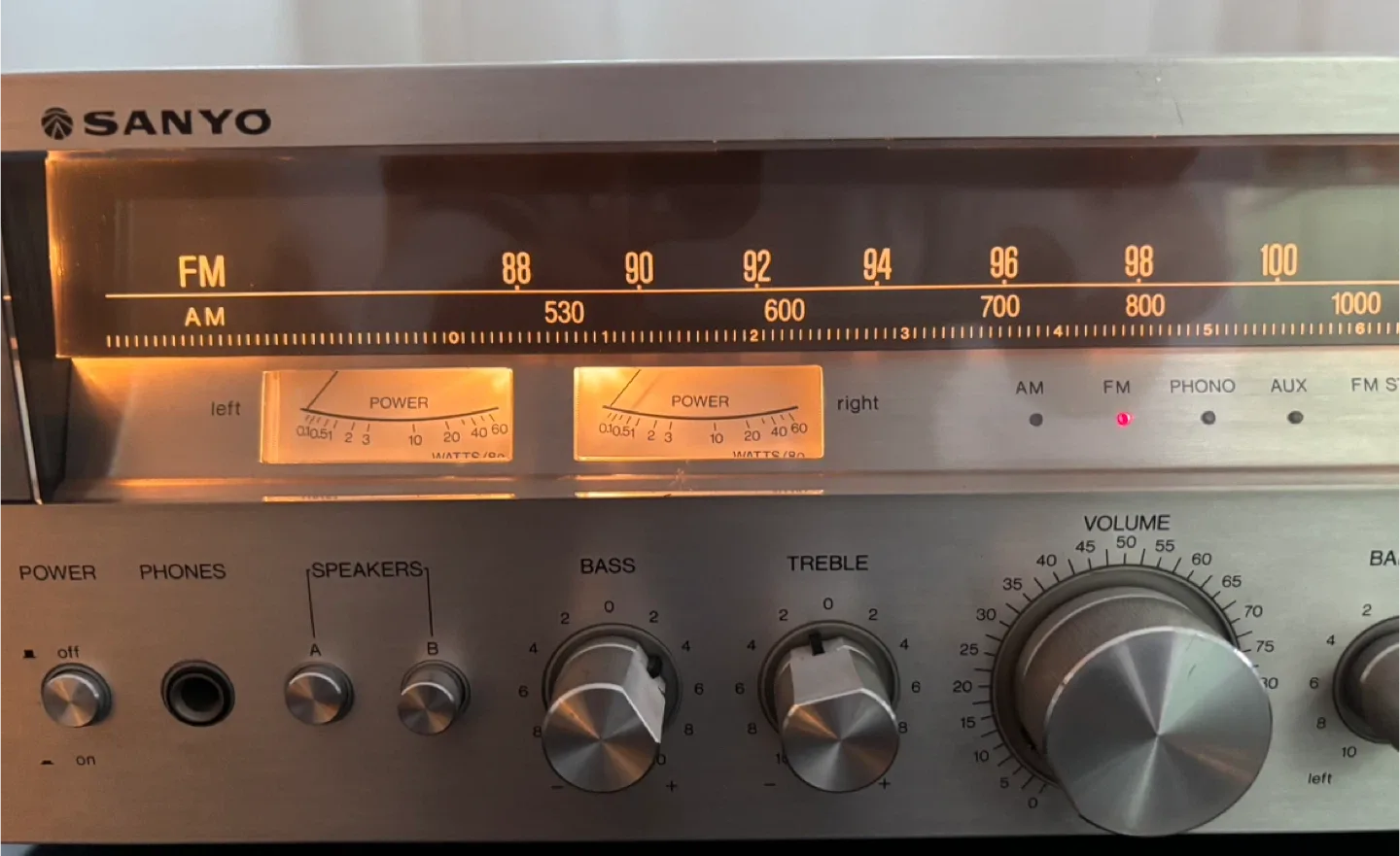 Vintage Sanyo 2033 AM/FM Stereo Receiver image indicator(3)