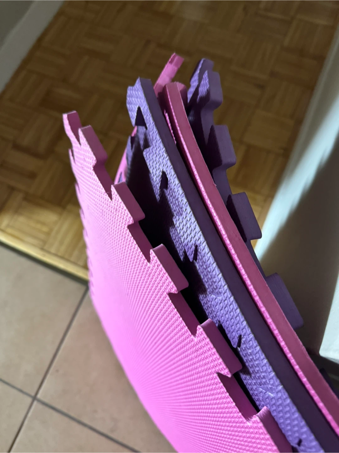 Pink & Purple Foam Play Mats - photo 2