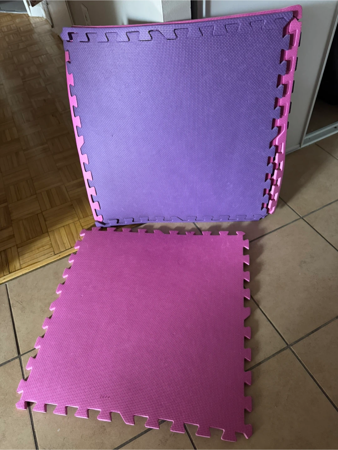 Pink & Purple Foam Play Mats