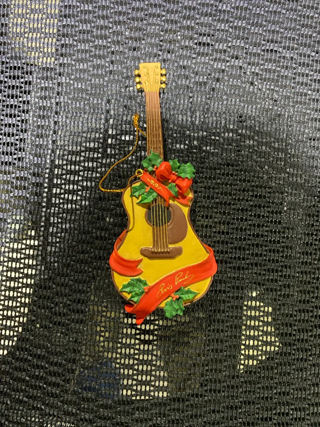 Elvis Presley  Guitar Collectible Christmas Ornament 1997  5.5” image indicator(4)