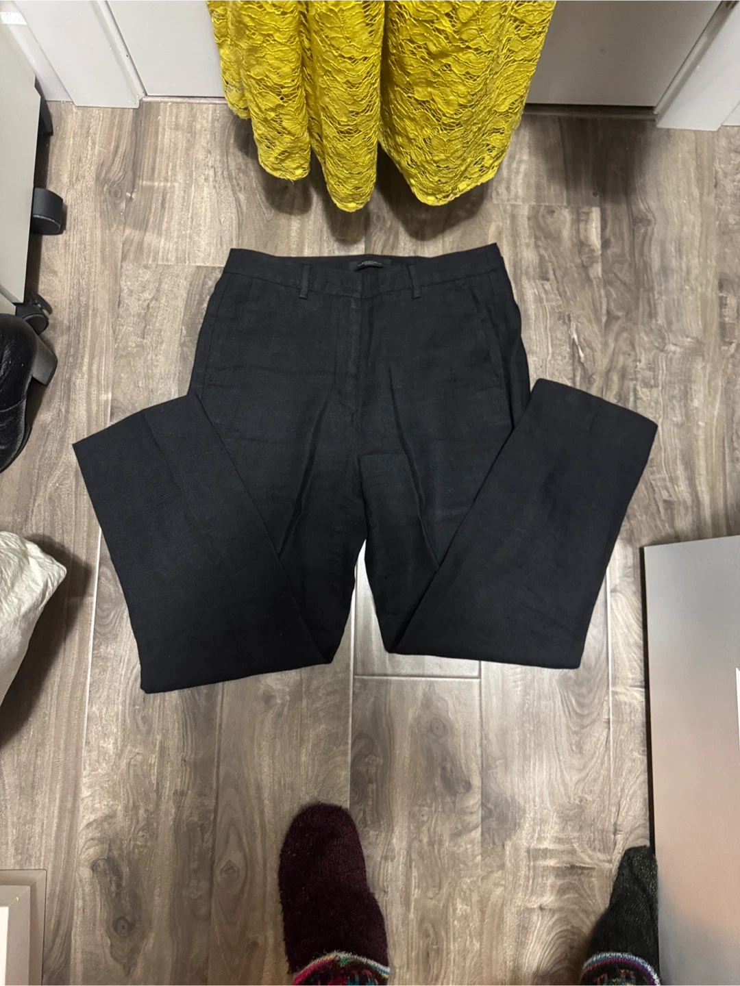 Maxmara weekend BLACK linen pants. - photo 2
