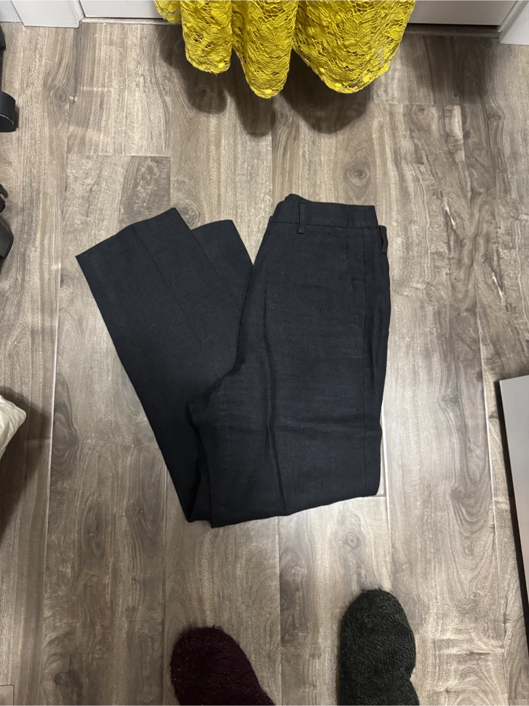 Maxmara weekend BLACK linen pants. - photo 4