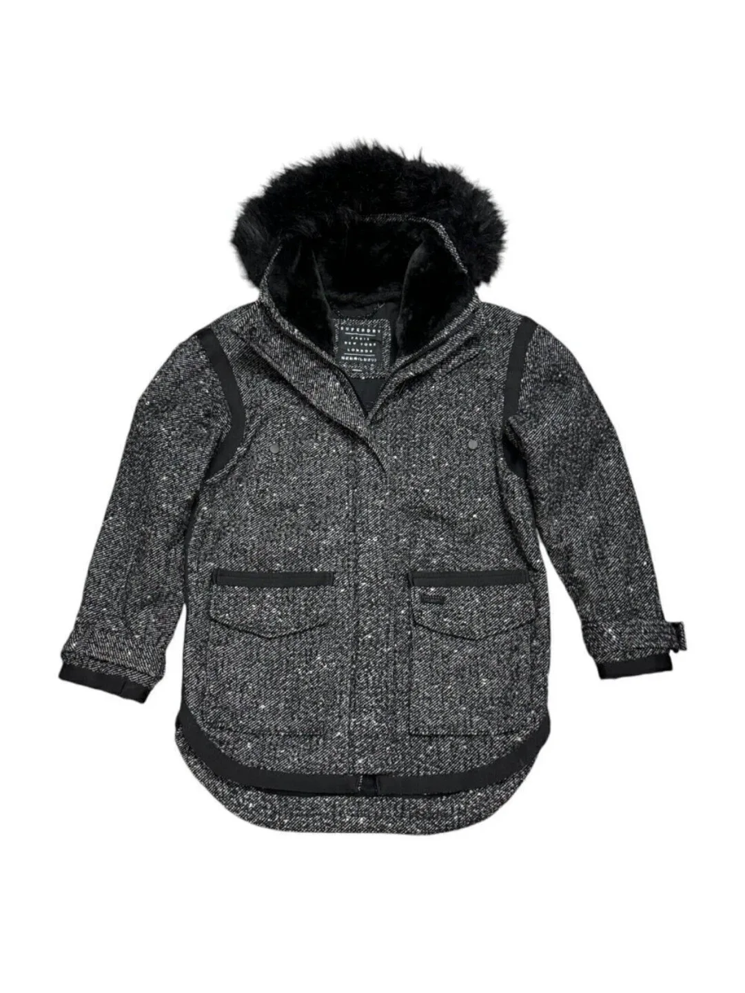 Superdry Wool Winter Parka/Jacket