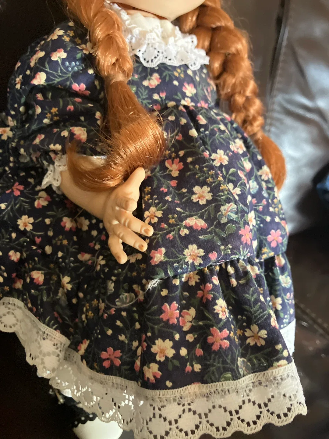 Antique Doll with Floral Dress image indicator(6)