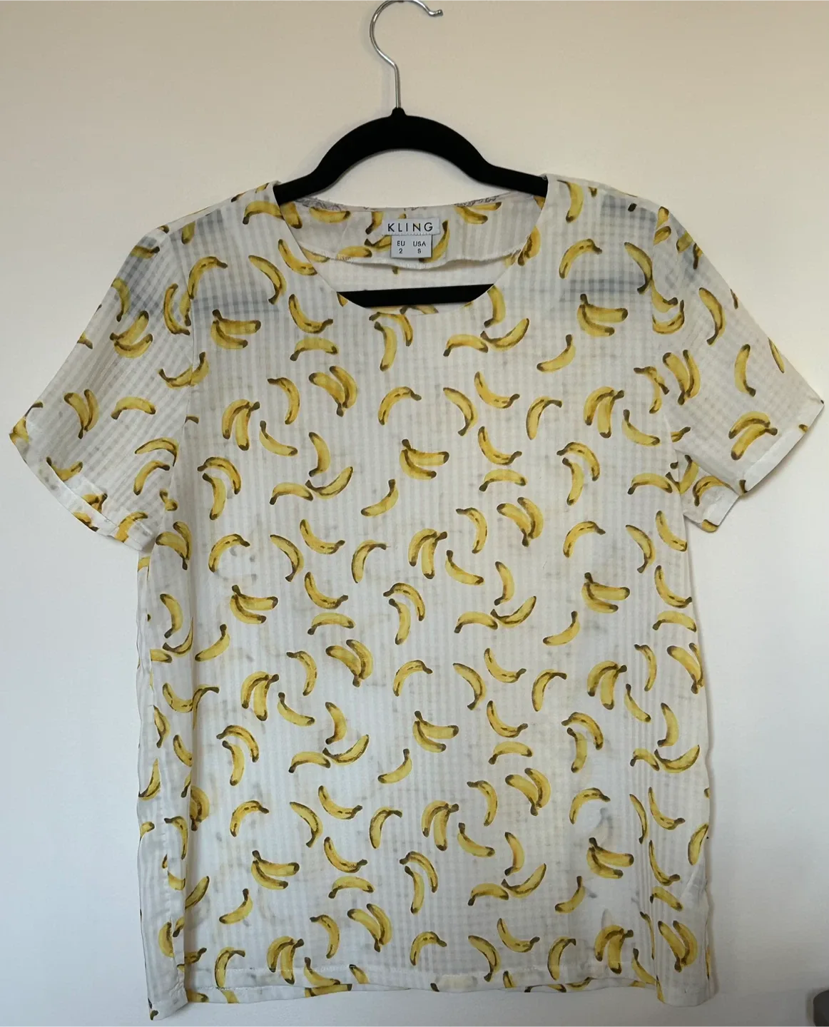 KLING Banana Pattern Tee