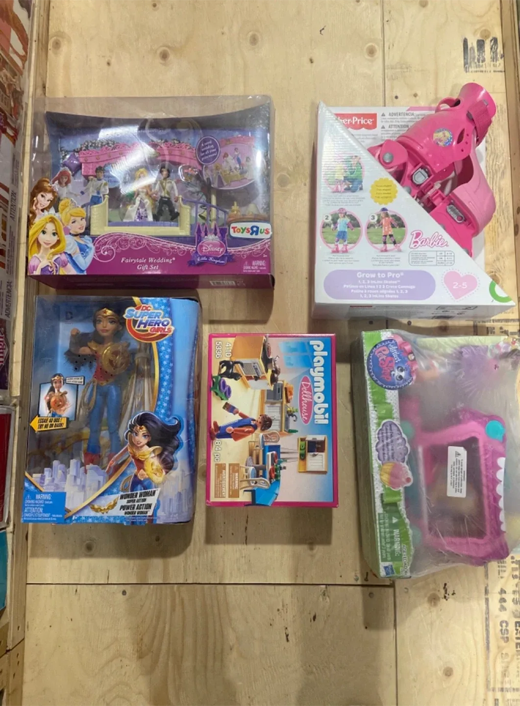 Brand new toys for a girl