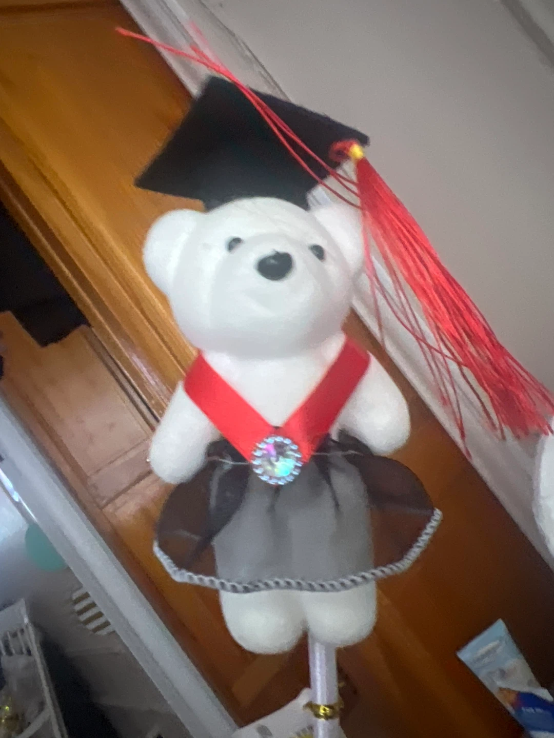 Graduation Bear Figurine