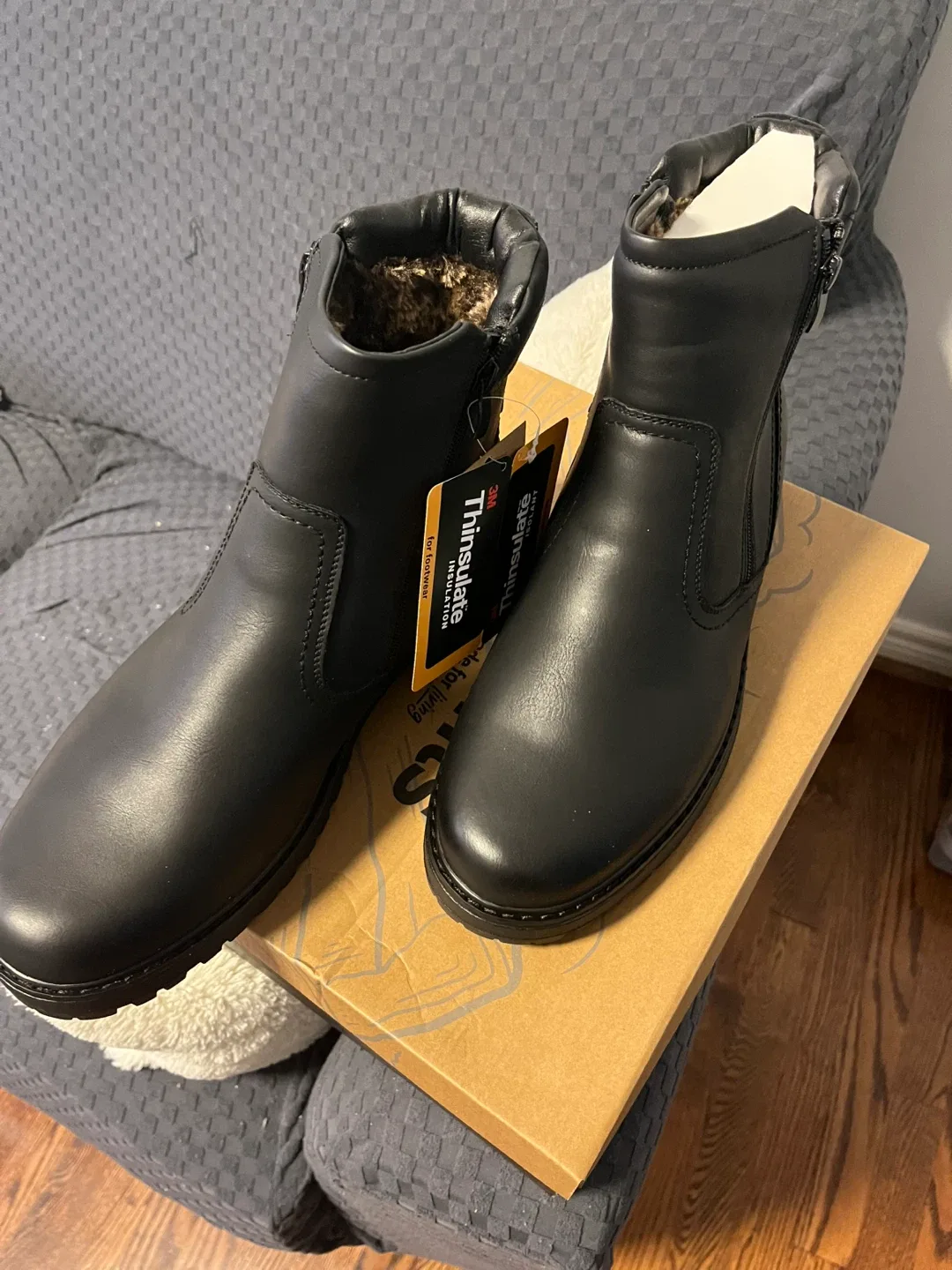 Elements Black Winter Boots - Size 12 image indicator(2)