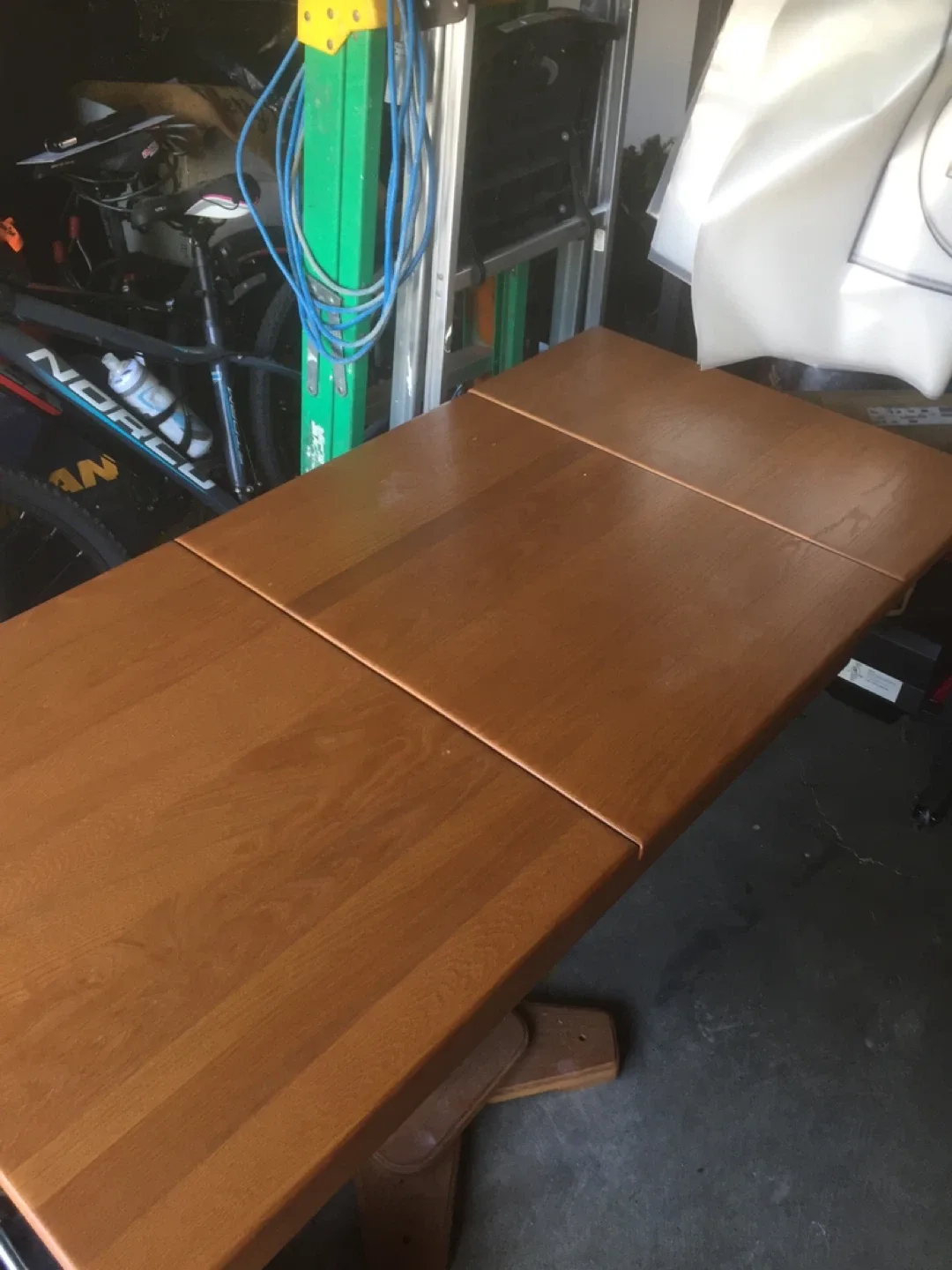 Wood Dining Table with Leaf image indicator(2)