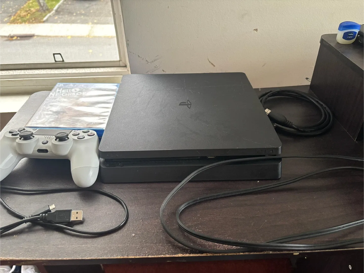 Used PlayStation 4 with Controller & Game