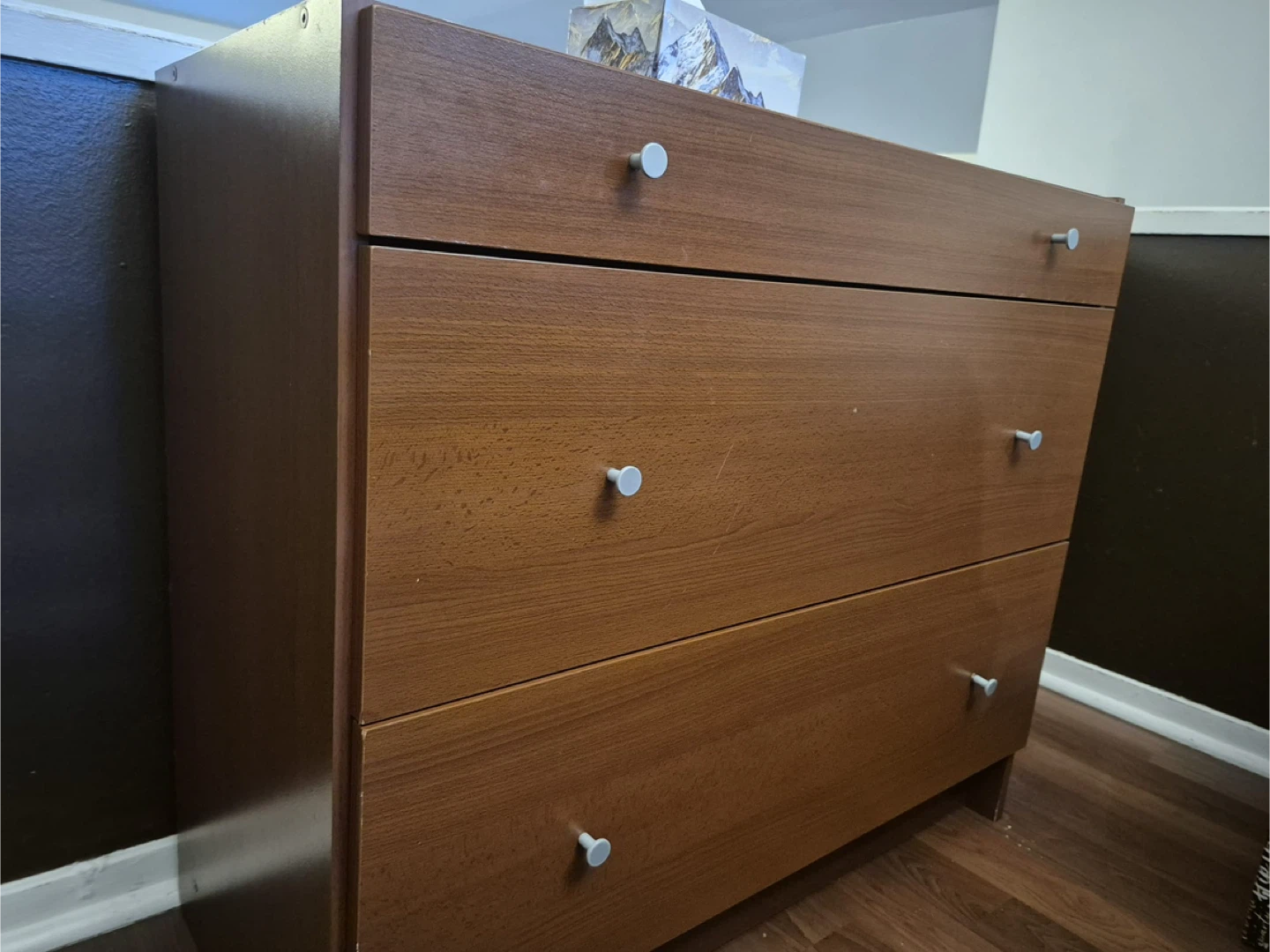 3-Drawer Dresser - Brown - photo 3