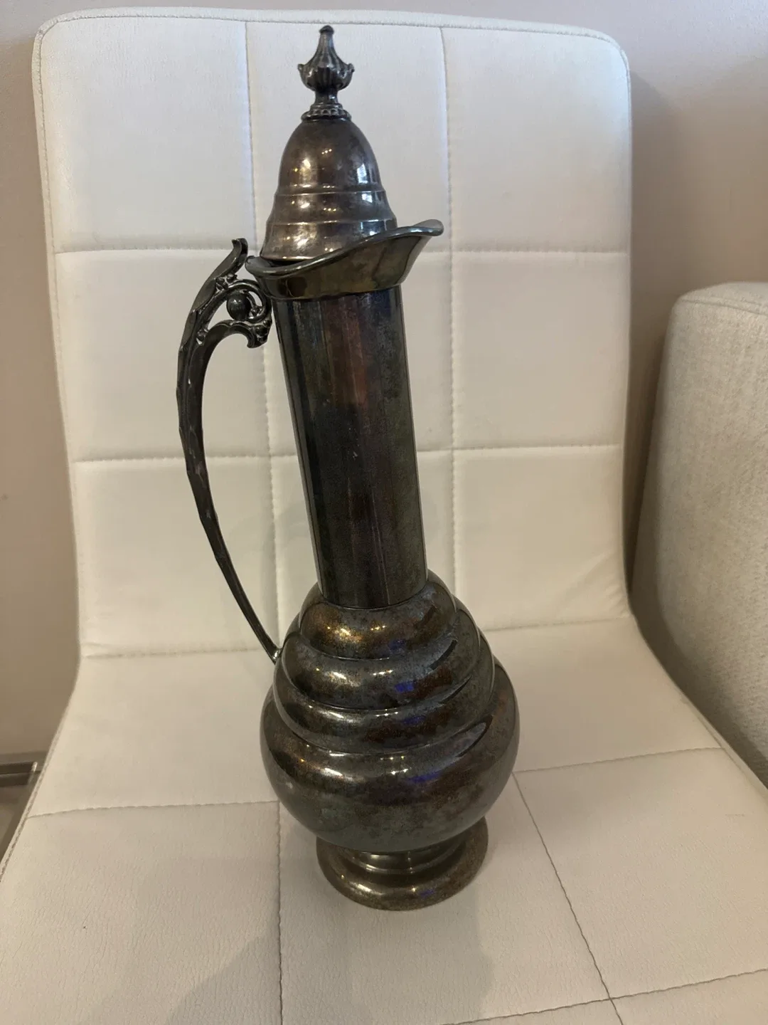 Vintage Silver-Plated Water Pitcher