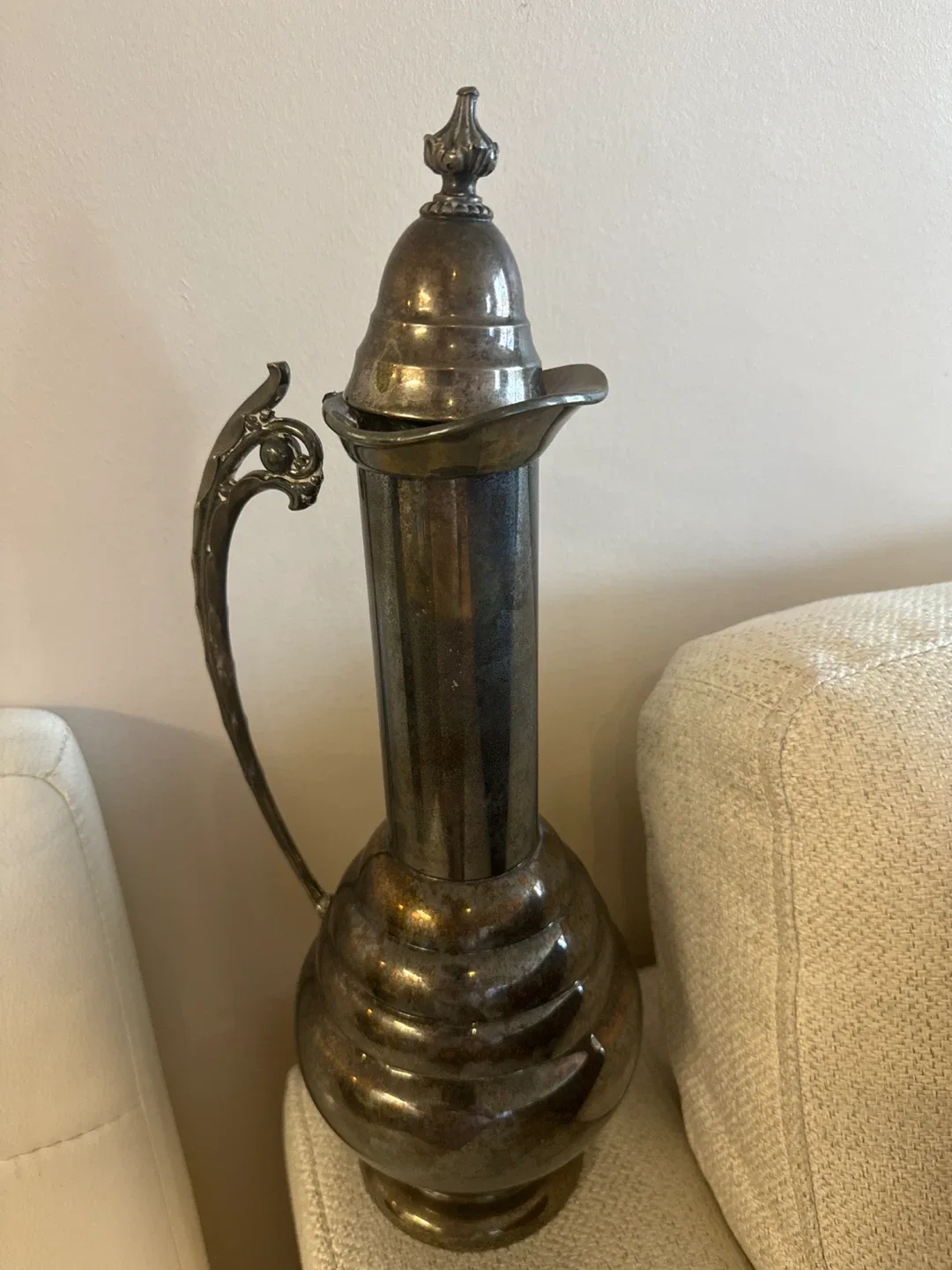 Vintage Silver-Plated Water Pitcher image indicator(2)