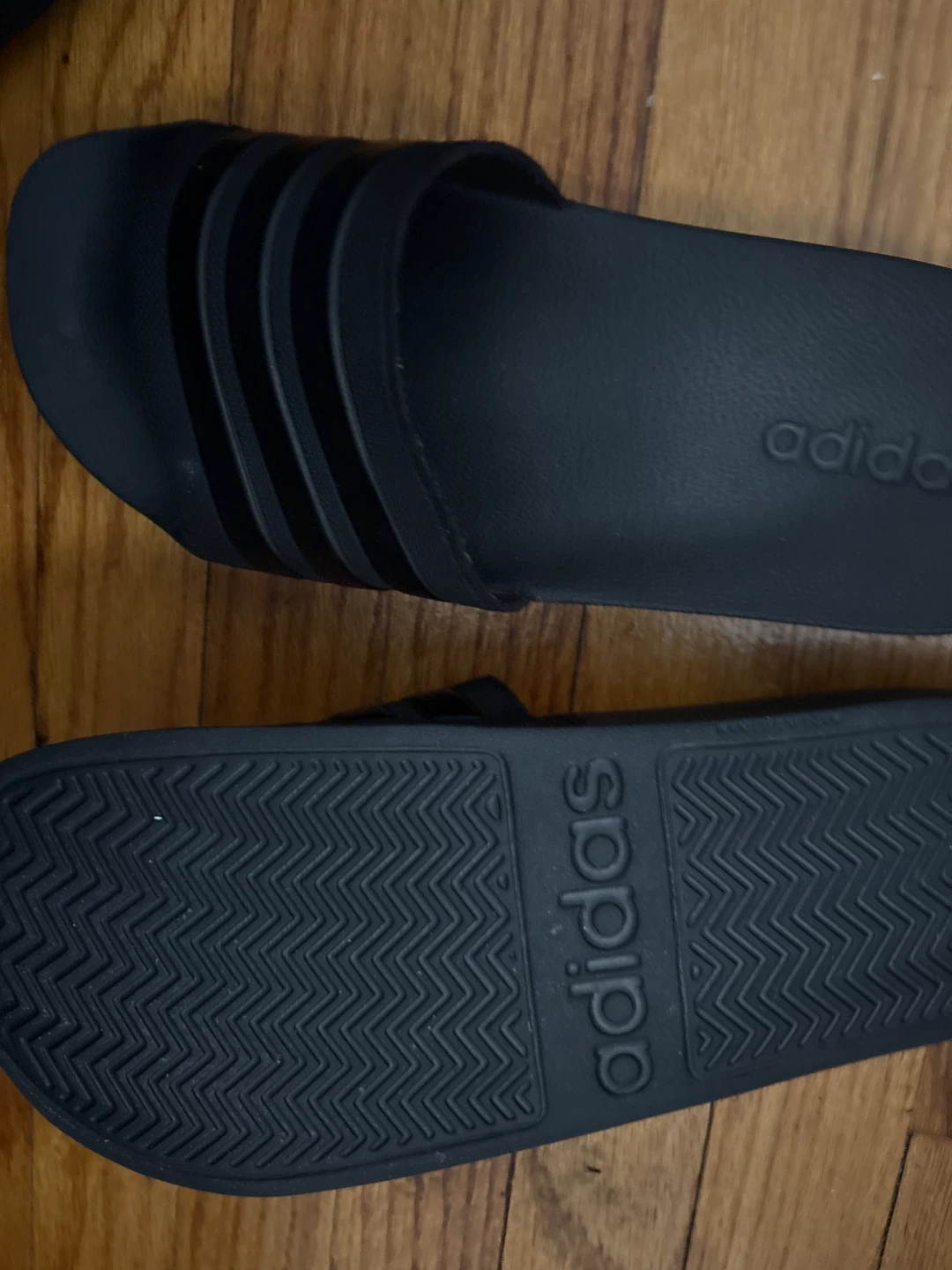 Adidas Adilette Comfort Slides - Black - photo 2