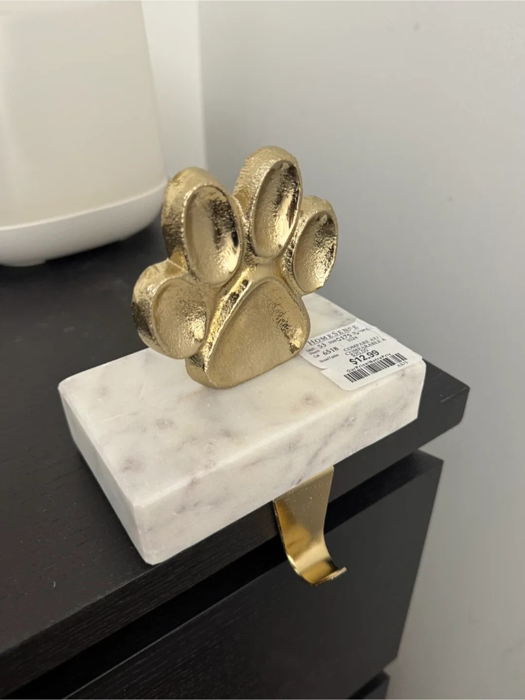 HomeSense Paw Print Stocking Holder