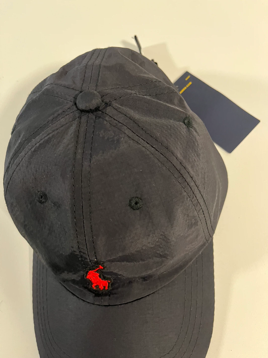 Ralph Lauren Polo Cap - Black with Red Logo - photo 2