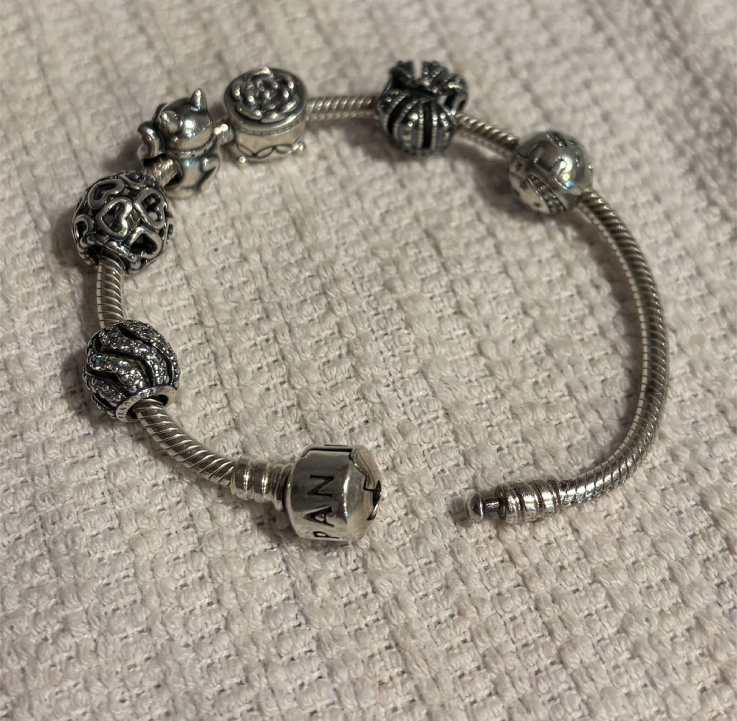 Pandora Silver Charm Bracelet - photo 3