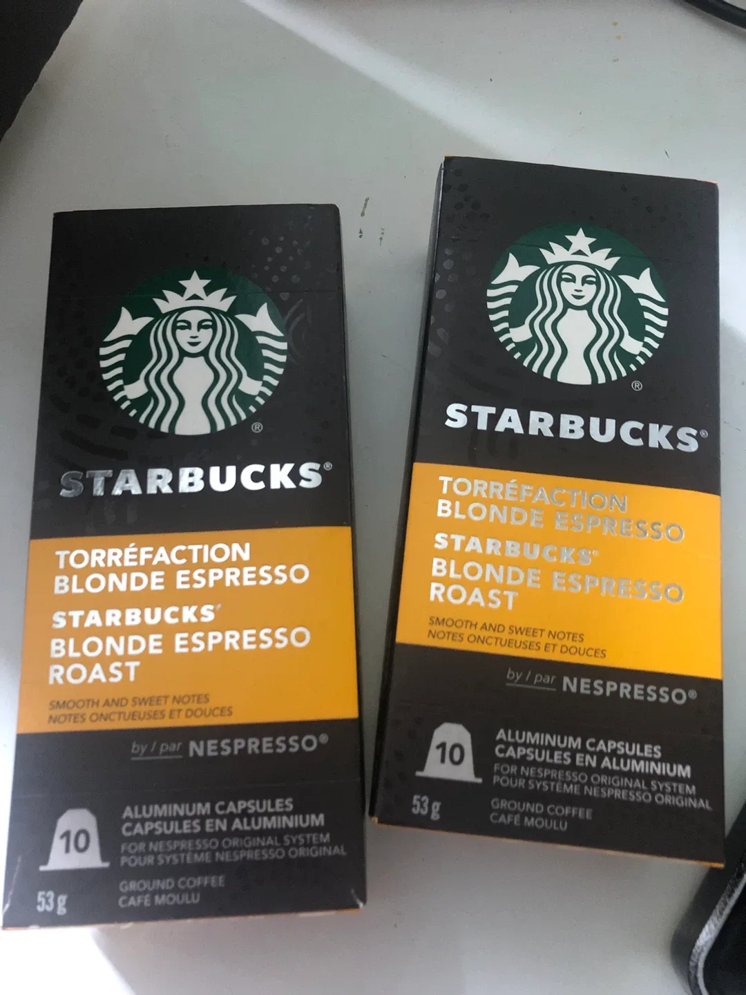 Starbucks Blonde Espresso Nespresso Capsules - 2 Boxes