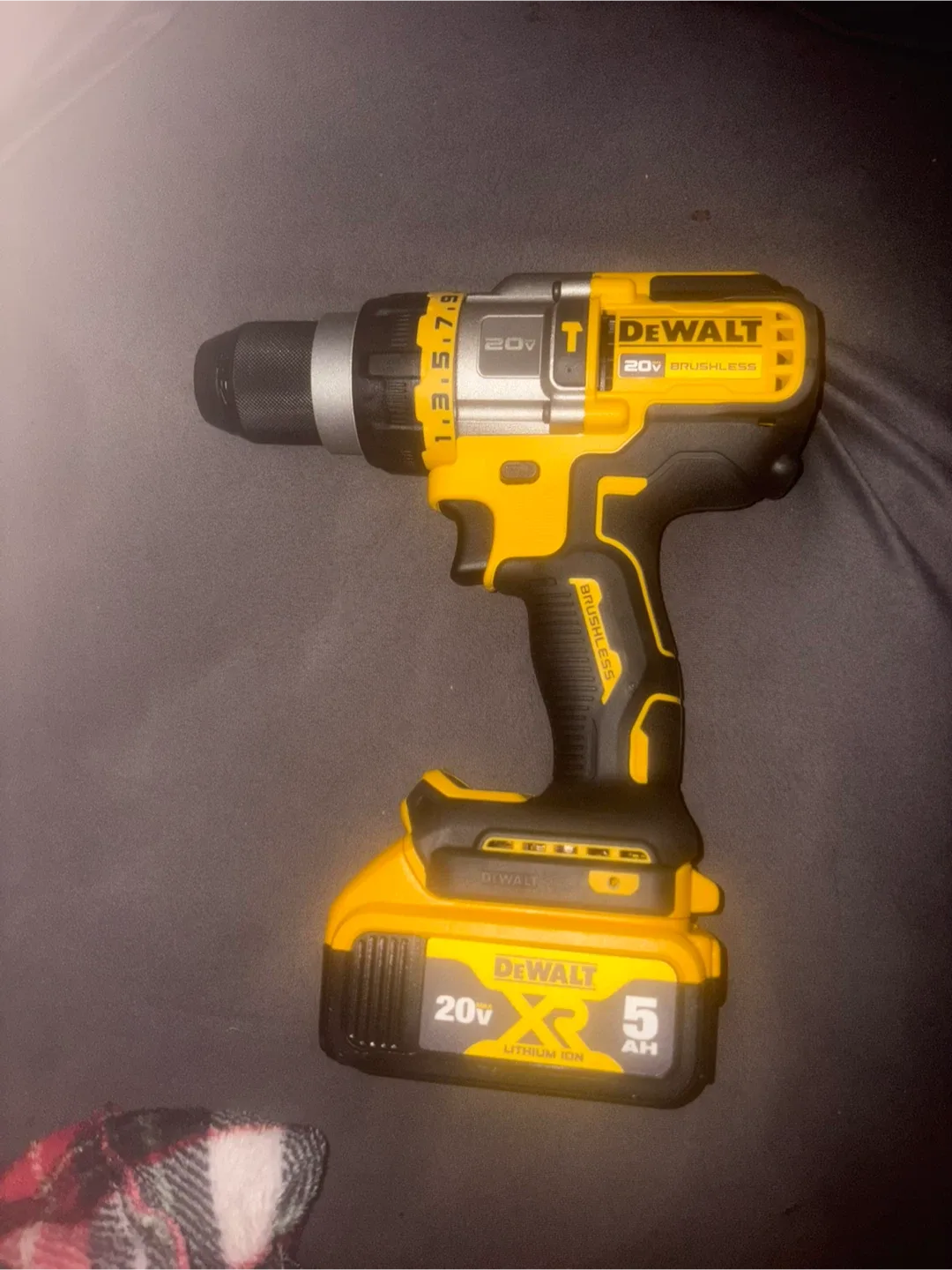 DeWalt 20V XR Brushless Hammer Drill with Battery