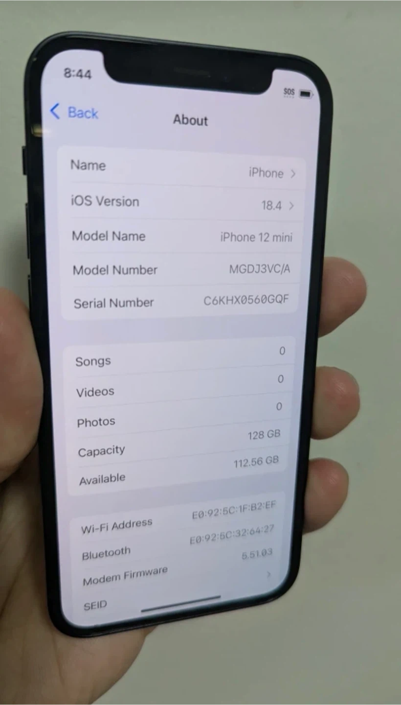 iPhone 12 Mini 128gb 100% Battery - photo 3