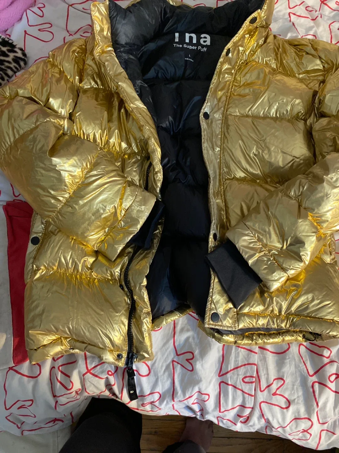 Tna The Super Puff Gold - Size L