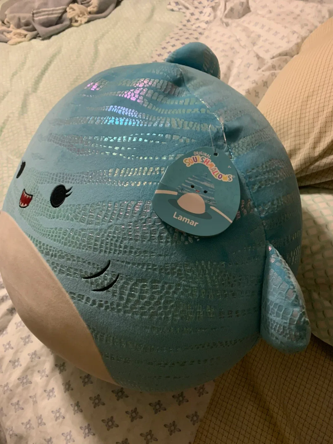 Squishmallows Lamar the Shark Plush