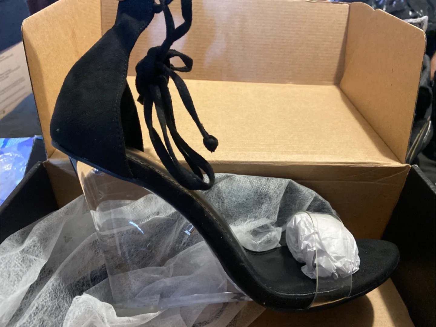 Black Wedge Heels, Size 11 image indicator(2)