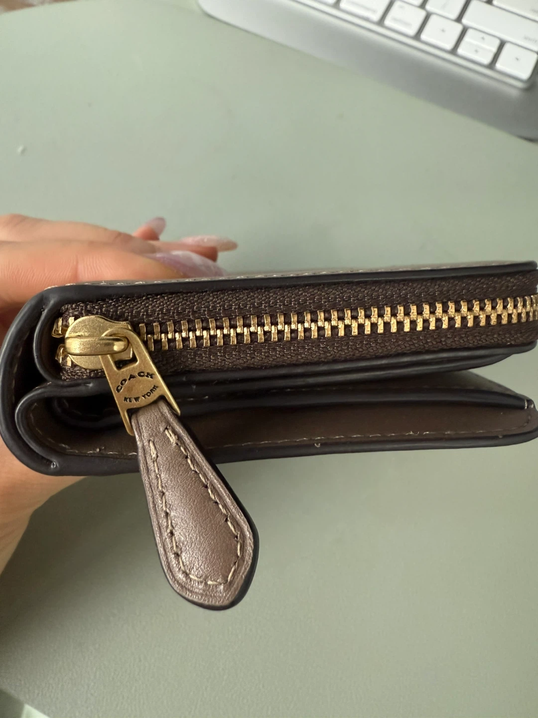 Coach New York Billfold Wallet - Brass/Dark Stone - photo 3