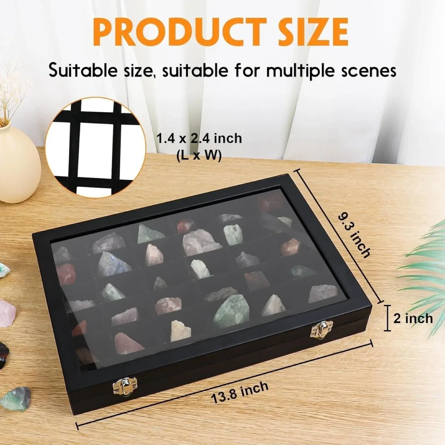 Black Gemstone Display Case image indicator(2)